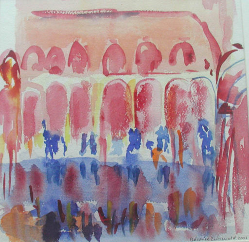 2004 Aquarelle - Opéra 50x50