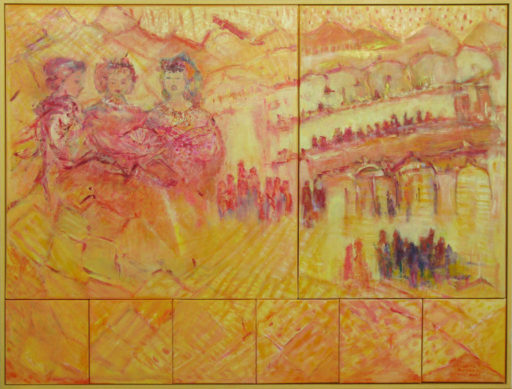 2007 Acrylique - Mosaïques et opéra 90x120
