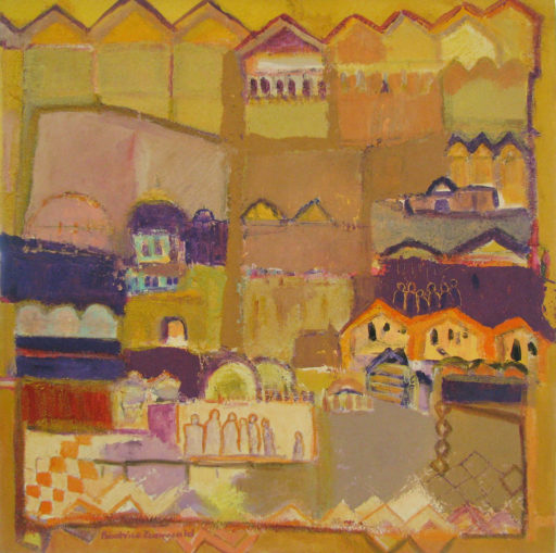 2008 Acrylique - Mosaïques et personnages 60x60