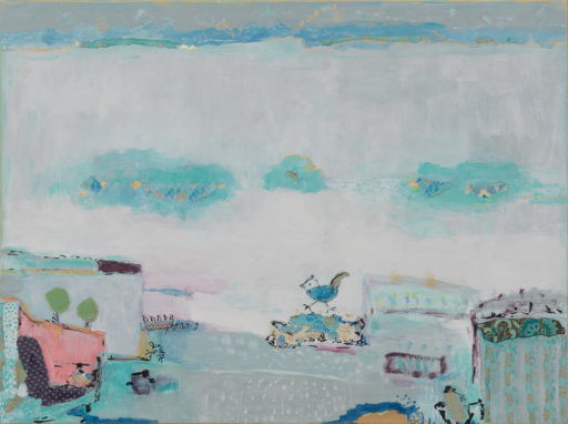 2021 Acrylique L'oiseau bleu 50 x 80