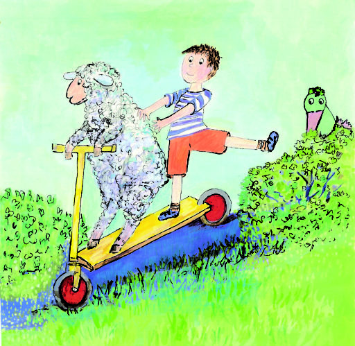Mouton trottinette