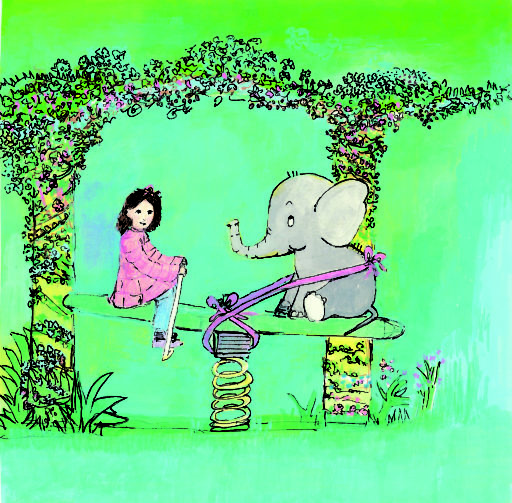 Mélodie et son éléphant