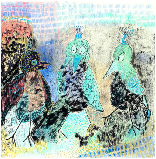 Oiseaux et couronnes